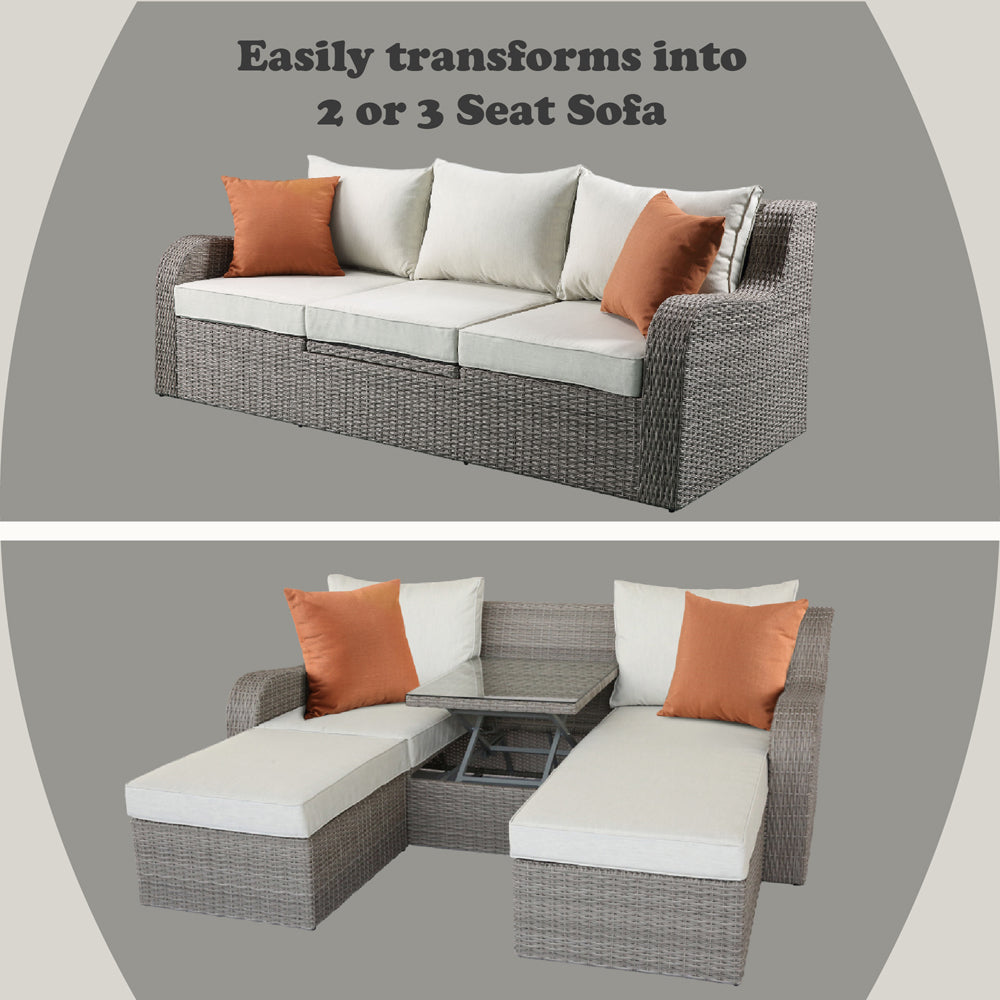 ACME Salena Patio Sofa – room setting – Lusso Furniture Miami