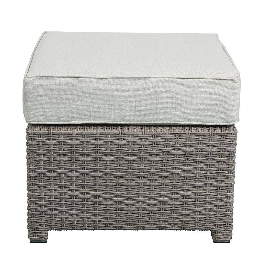 ACME Salena Patio Sofa with Ottoman – side view – Lusso Furniture Miami
