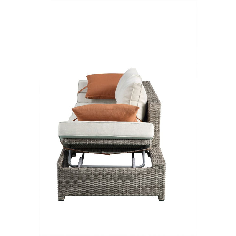 ACME Salena Patio Sofa with Ottoman-zoom-