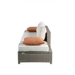 ACME Salena Patio Sofa with Ottoman – close-up – Lusso Furniture Miami