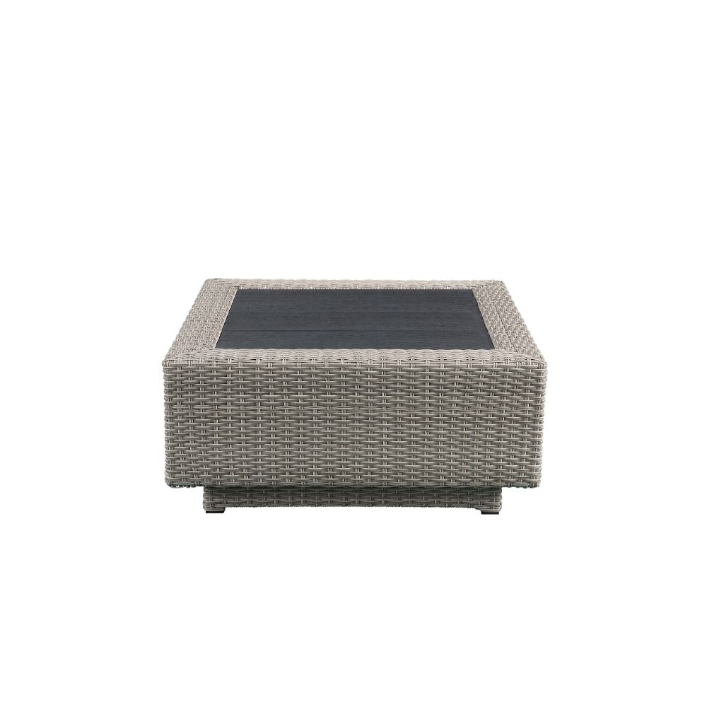 ACME Salena Patio Sectional Sofa Set – top view – Lusso Furniture Miami