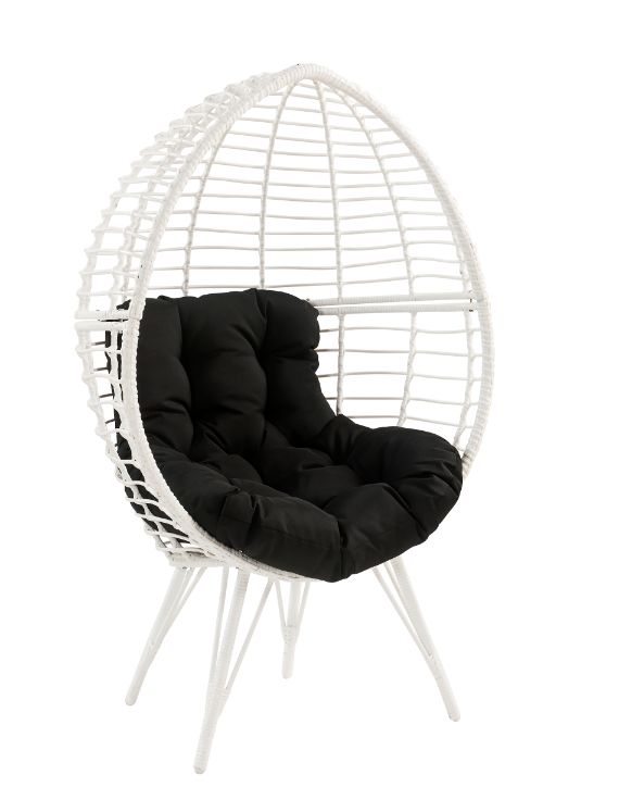 ACME Galzed Patio Lounge Chair – front view – Lusso Furniture Miami
