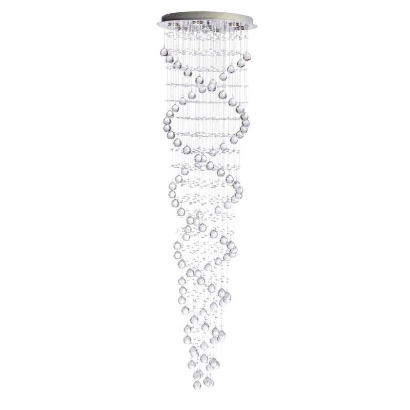 Crystal Chandelier Double Helix// 7 Light-zoom-