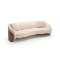 Caracole Fleur Wood Back Sofa – room setting – Lusso Furniture Miami