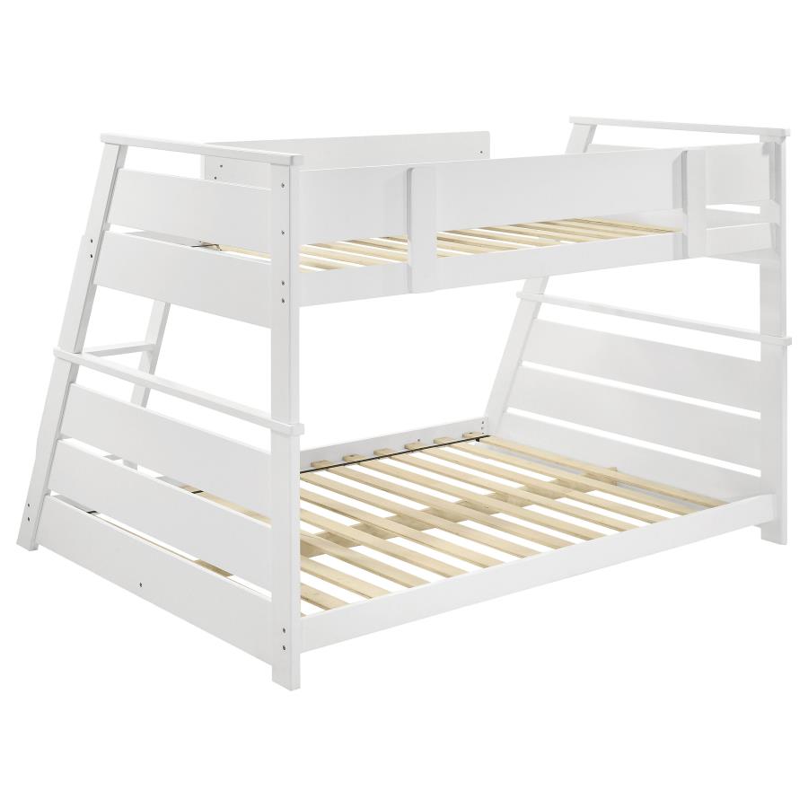 Holden Wood Veneer Twin Over Full Bunk Bed White-zoom-9