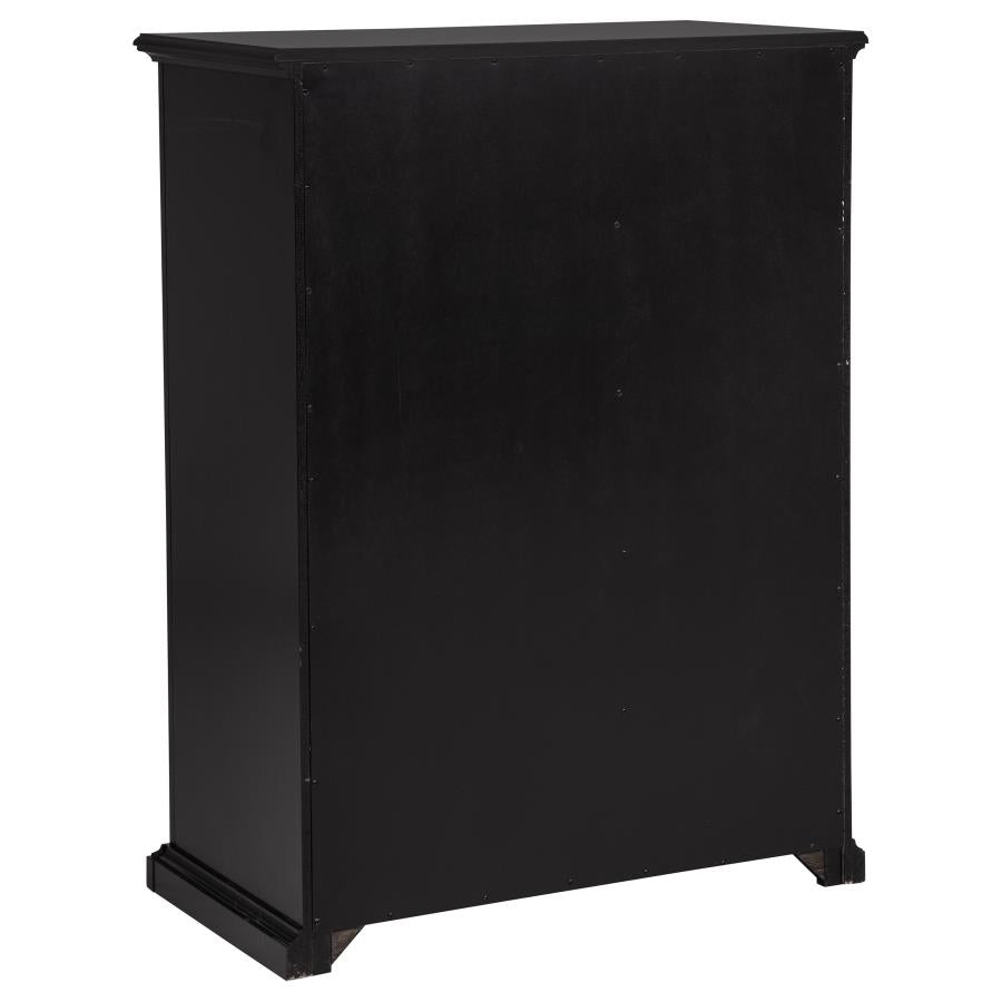 Sumerlin 6-drawer Bedroom Chest of Drawers Black-7