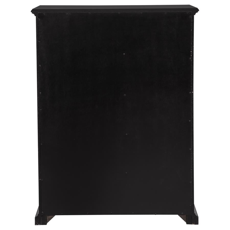 Sumerlin 6-drawer Bedroom Chest of Drawers Black-8