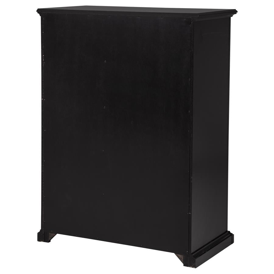 Sumerlin 6-drawer Bedroom Chest of Drawers Black-zoom-9