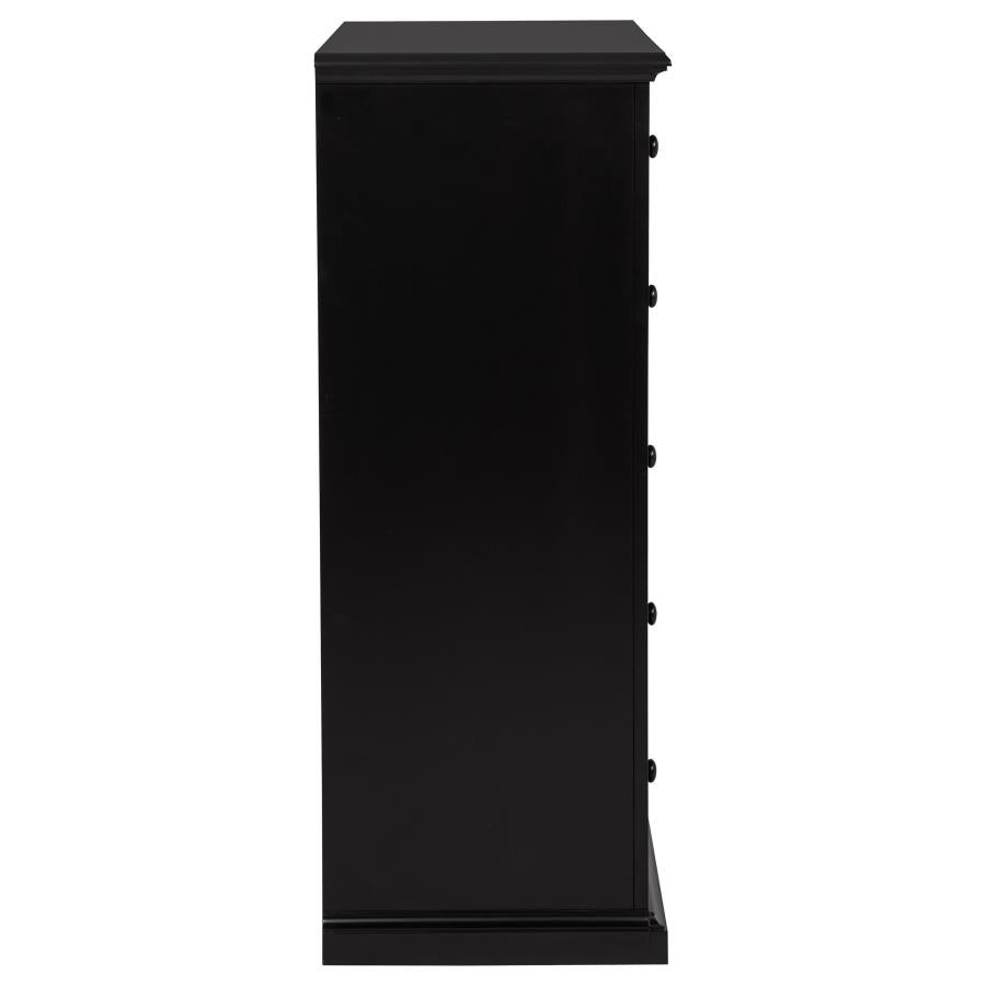 Sumerlin 6-drawer Bedroom Chest of Drawers Black-10