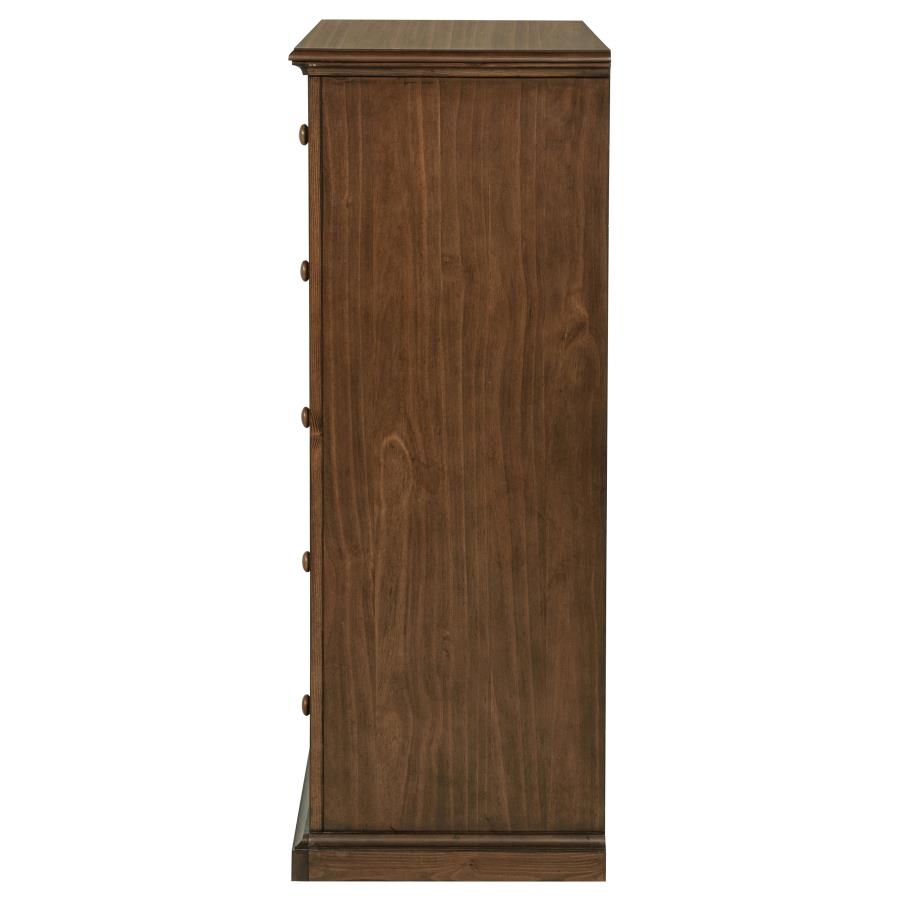 Sumerlin 6-drawer Bedroom Chest of Drawers Medium Brown-zoom-6