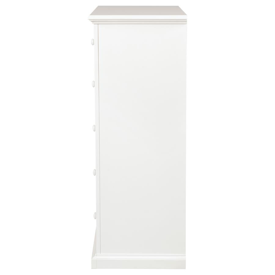 Sumerlin 6-drawer Bedroom Chest of Drawers White-6