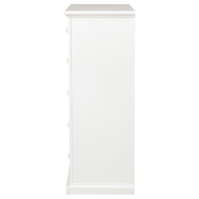 Sumerlin 6-drawer Bedroom Chest of Drawers White-zoom-