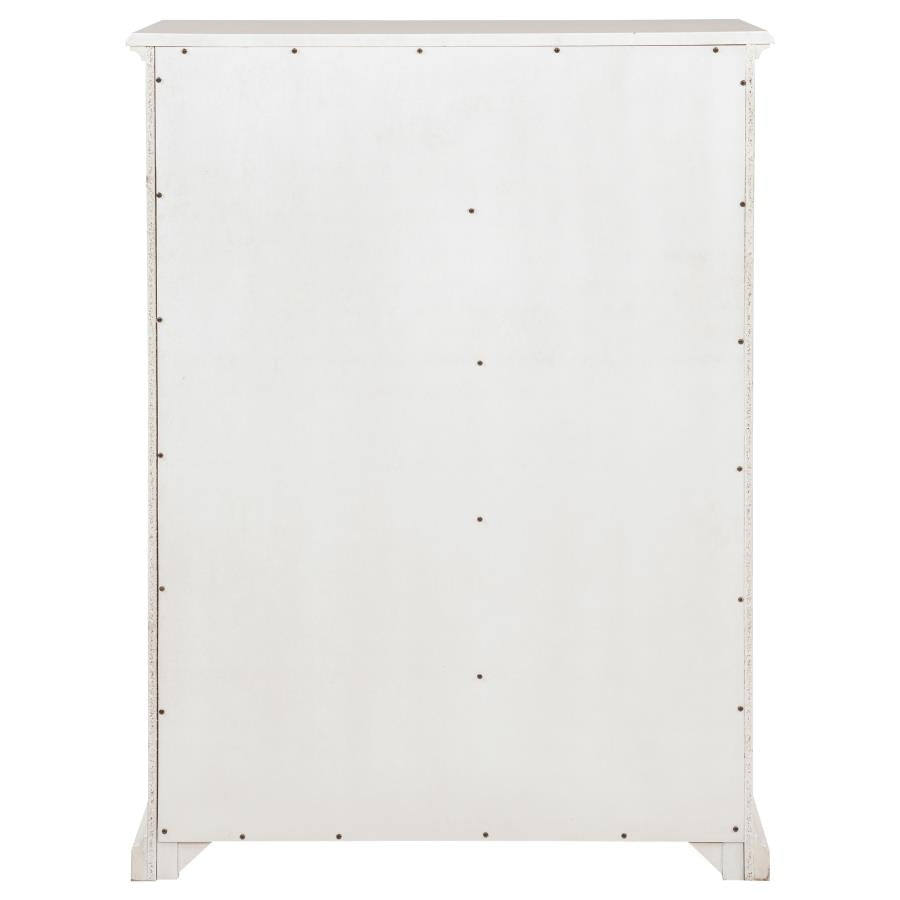 Sumerlin 6-drawer Bedroom Chest of Drawers White-zoom-8