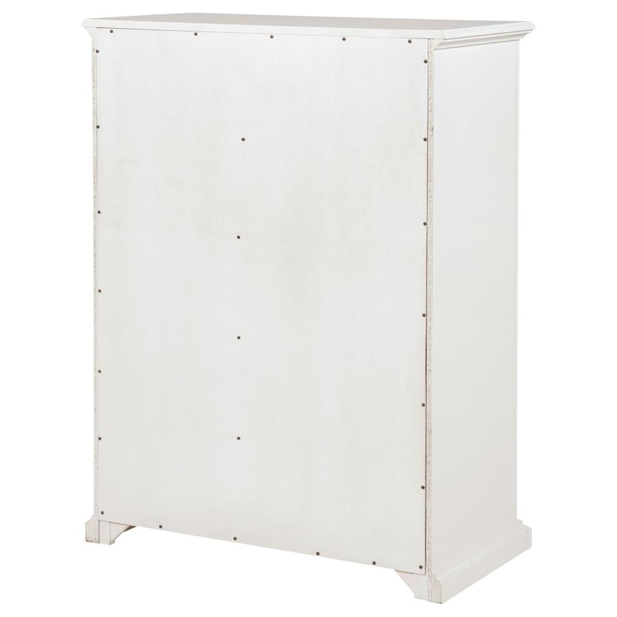 Sumerlin 6-drawer Bedroom Chest of Drawers White-zoom-9