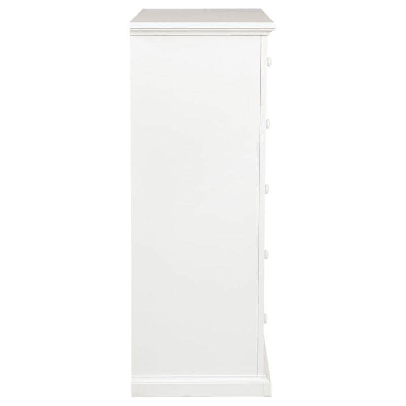 Sumerlin 6-drawer Bedroom Chest of Drawers White-zoom-