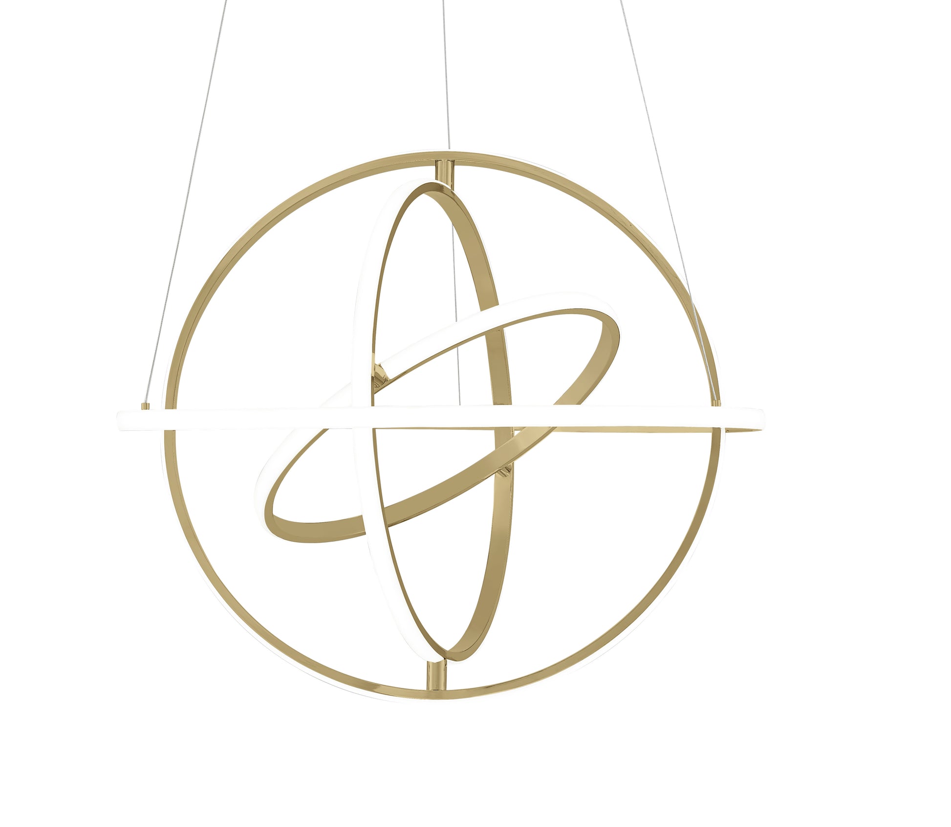 Oxford LED Adjustable Chandelier // Sandy Gold-1