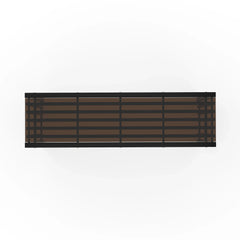 Caracole Pinstripe Dark Console Table – detail – Lusso Furniture Miami