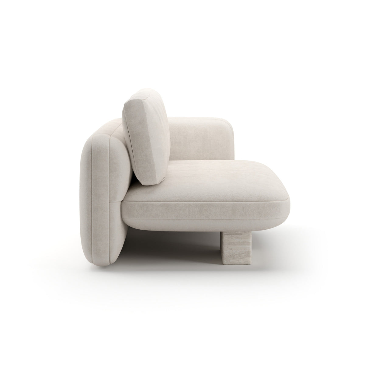 Caracole Overlap Sectional Components – back view – Lusso Furniture Miami