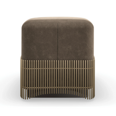 Caracole Petit Four Ottoman – close-up – Lusso Furniture Miami