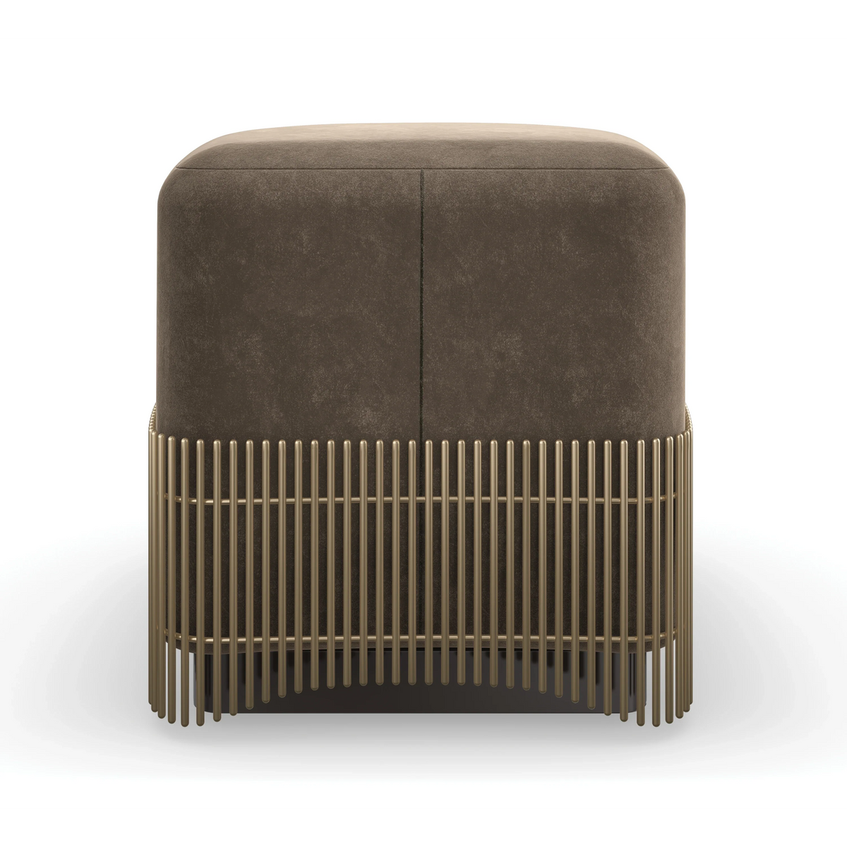Caracole Petit Four Ottoman – close-up – Lusso Furniture Miami