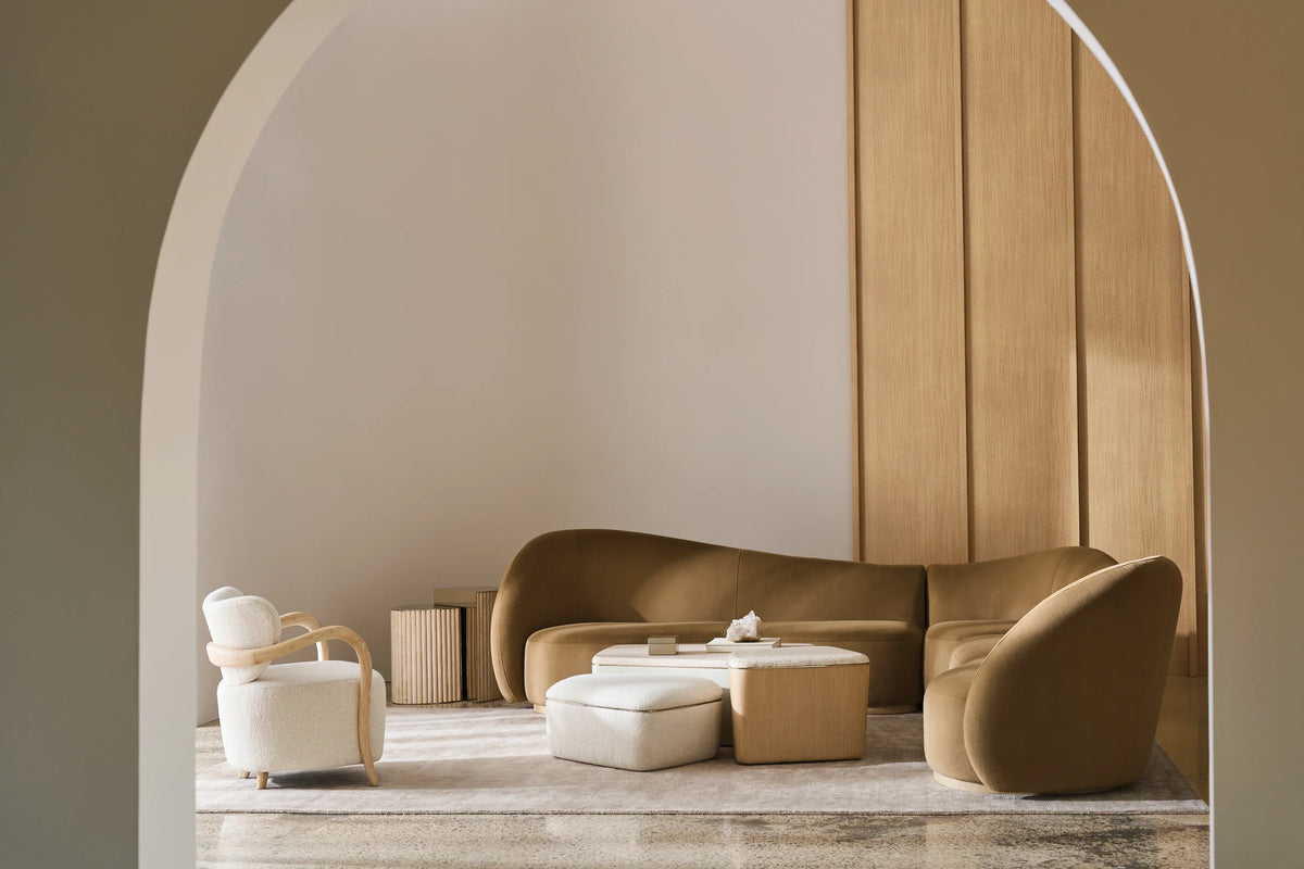 Caracole Serir Small Cocktail Table – angle view – Lusso Furniture Miami