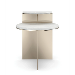 Caracole Touche Light Side Table – front view – Lusso Furniture Miami