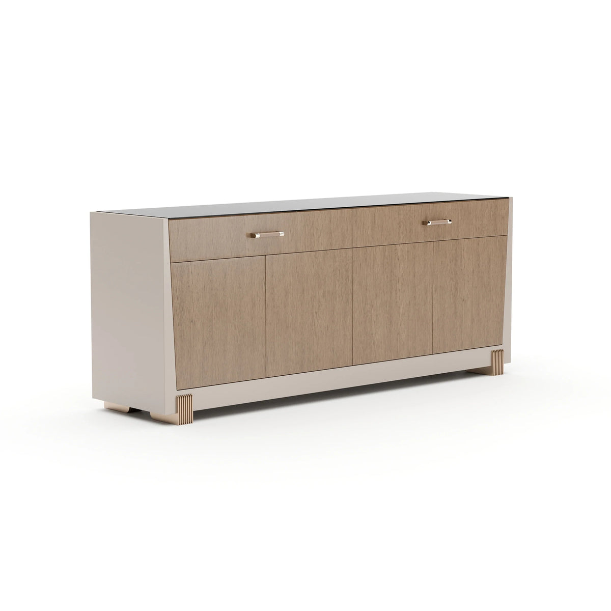 Caracole Counter Balance Sideboard – angle view – Lusso Furniture Miami
