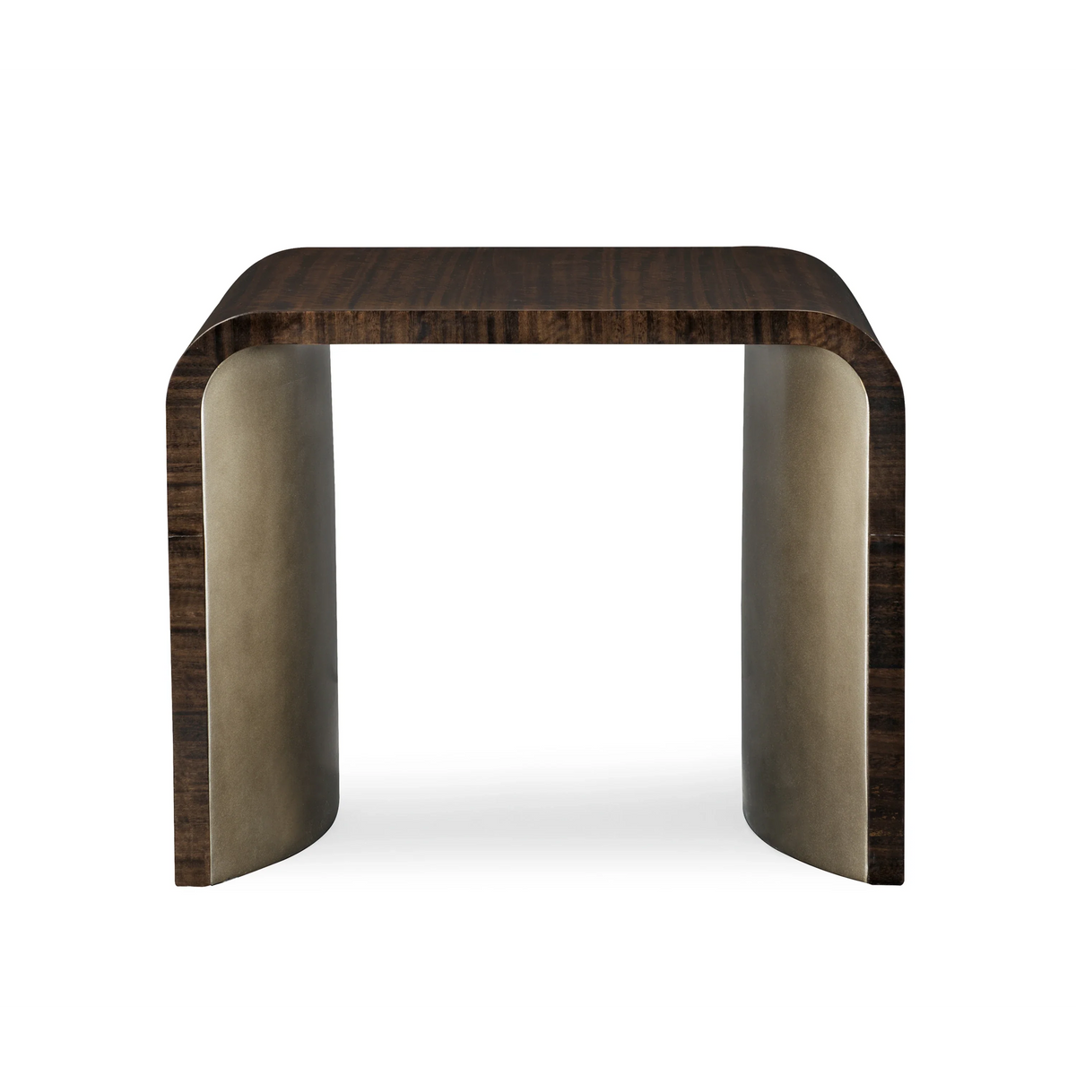 Caracole Streamline End Table – front view – Lusso Furniture Miami