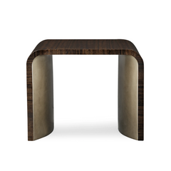 Caracole Streamline End Table – front view – Lusso Furniture Miami