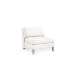 Caracole Victoria Armless Chair – side view – Lusso Furniture Miami