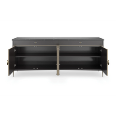 Caracole Noir Buffet – top view – Lusso Furniture Miami