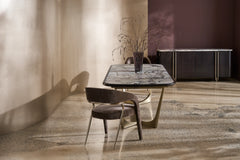 Caracole Vena Dining Table – angle view – Lusso Furniture Miami