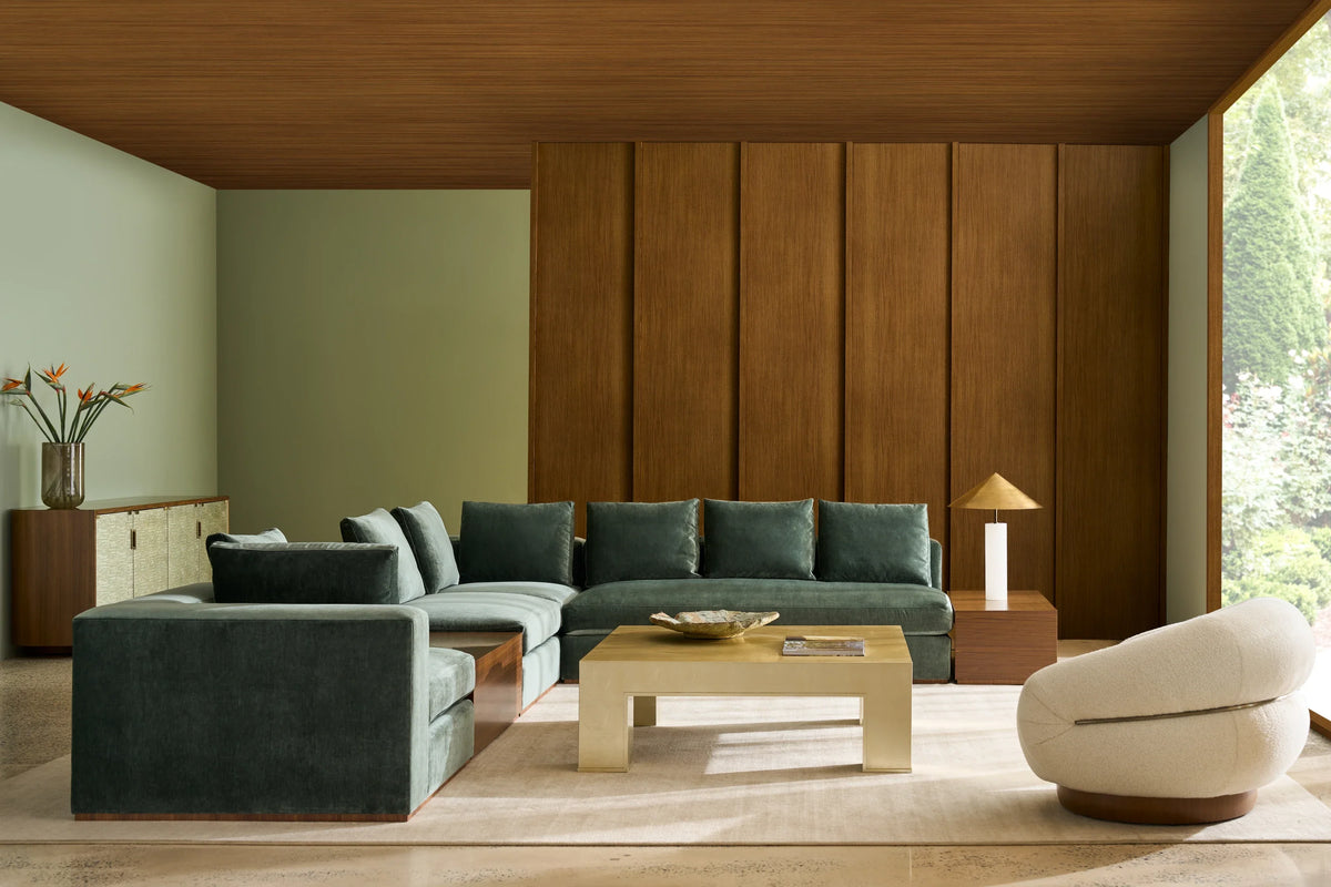 Caracole Bello Rectangle Cocktail Table – angle view – Lusso Furniture Miami