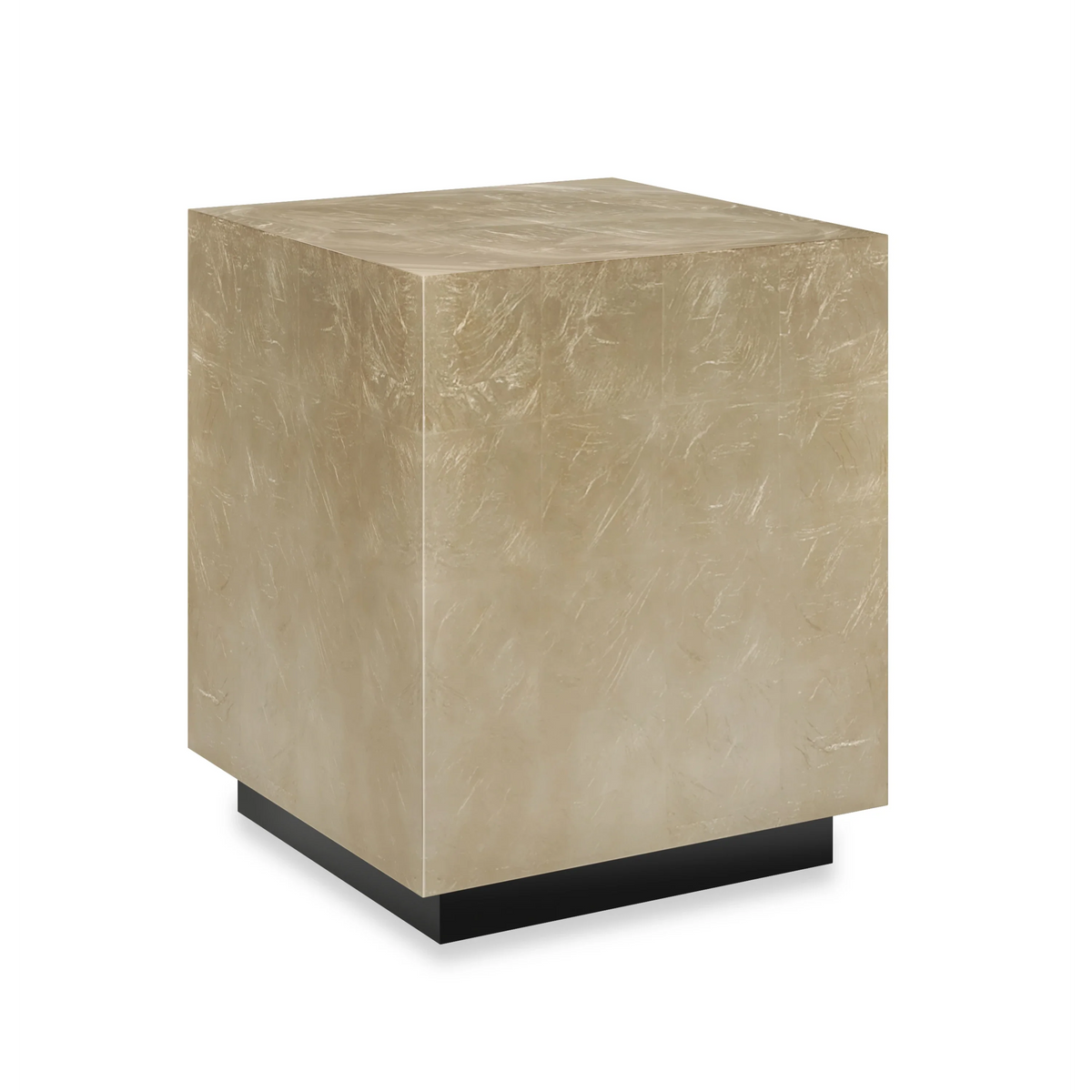 Caracole Cocktail Couture Square End Table – alternate view – Lusso Furniture Miami