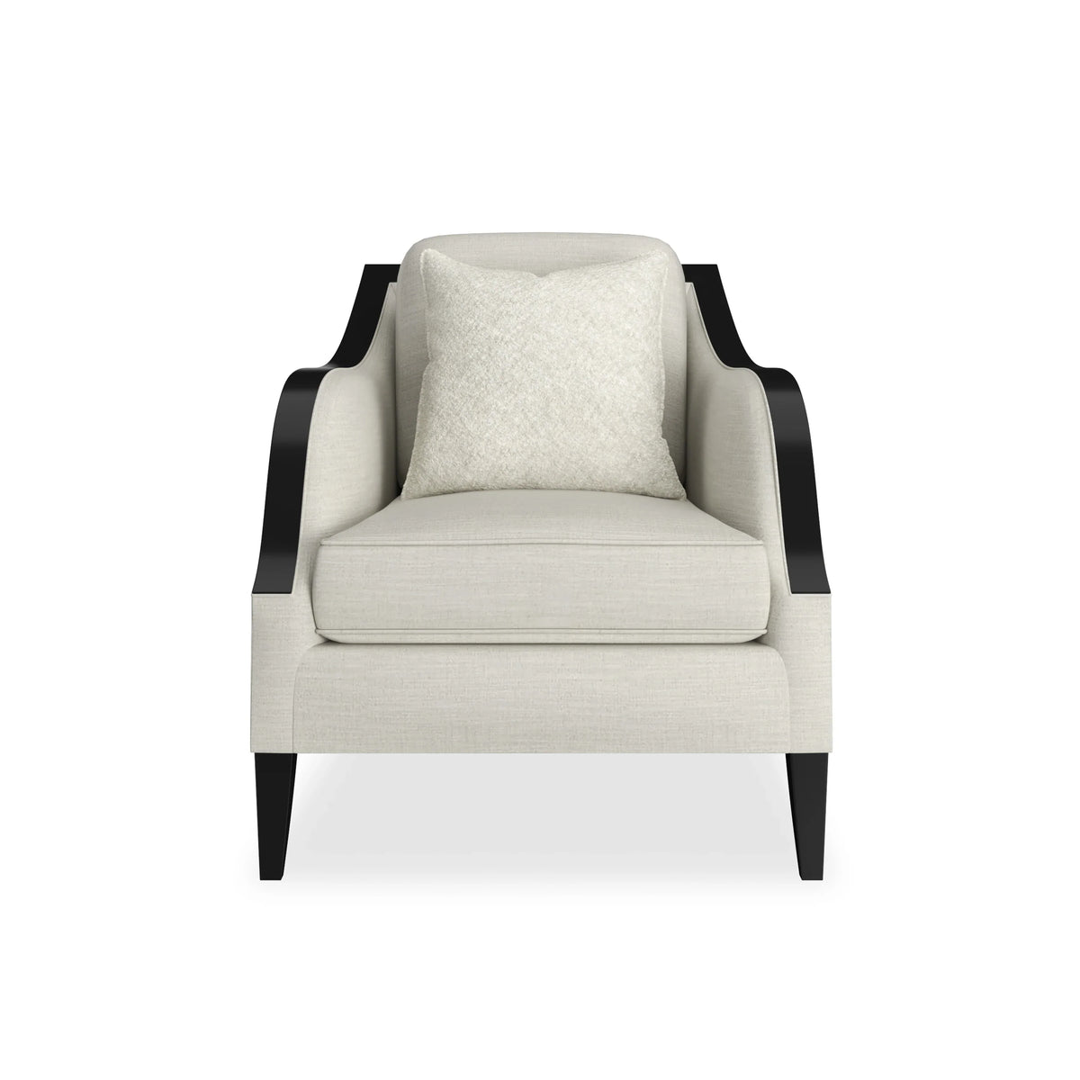 Caracole Pitch Perfect Chair – front view – Lusso Furniture Miami
