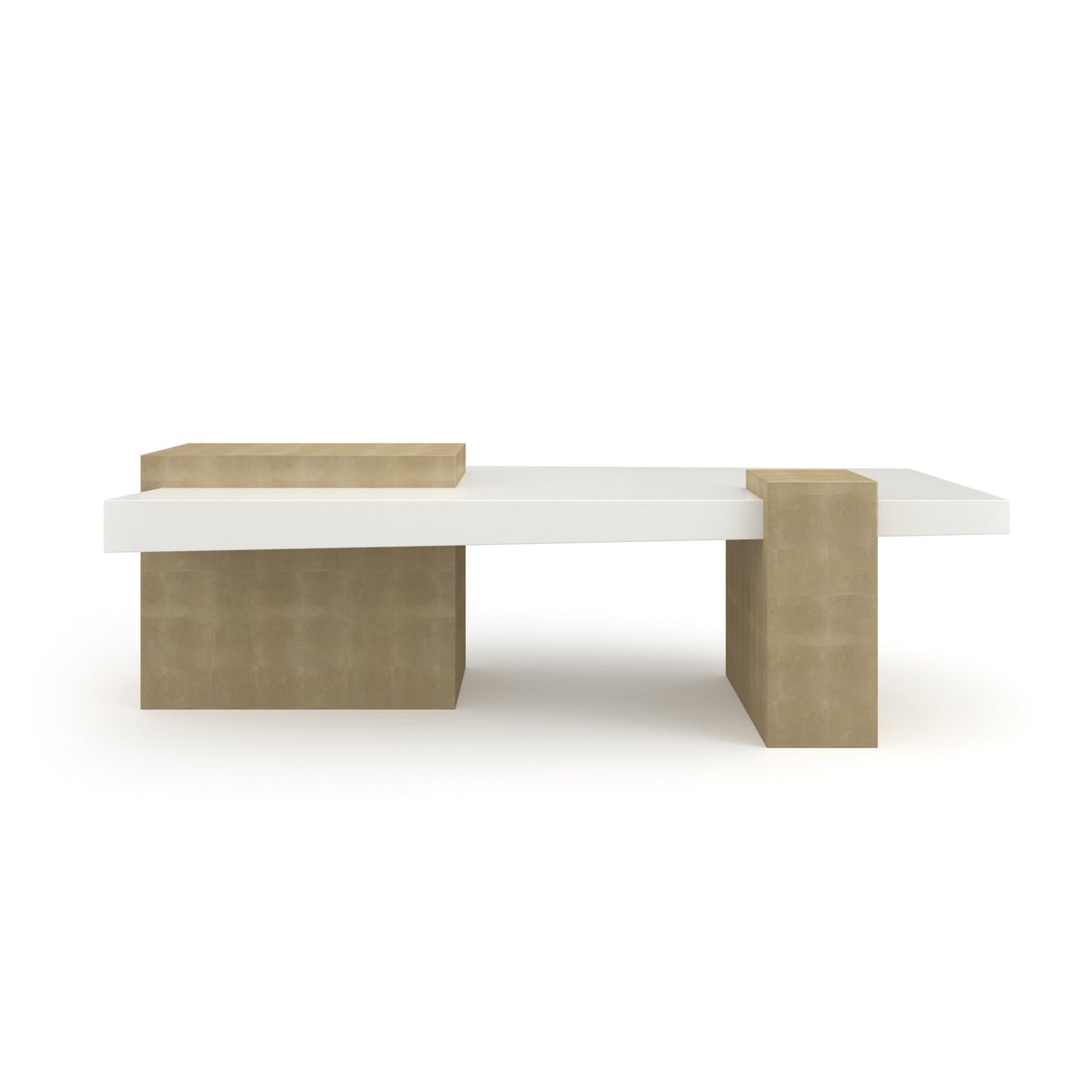 Caracole Float Cocktail Table – front view – Lusso Furniture Miami