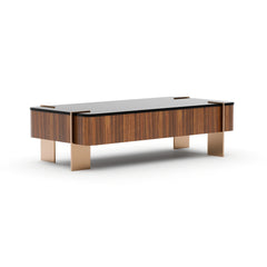 Caracole Altura Rectangle Cocktail Table – angle view – Lusso Furniture Miami