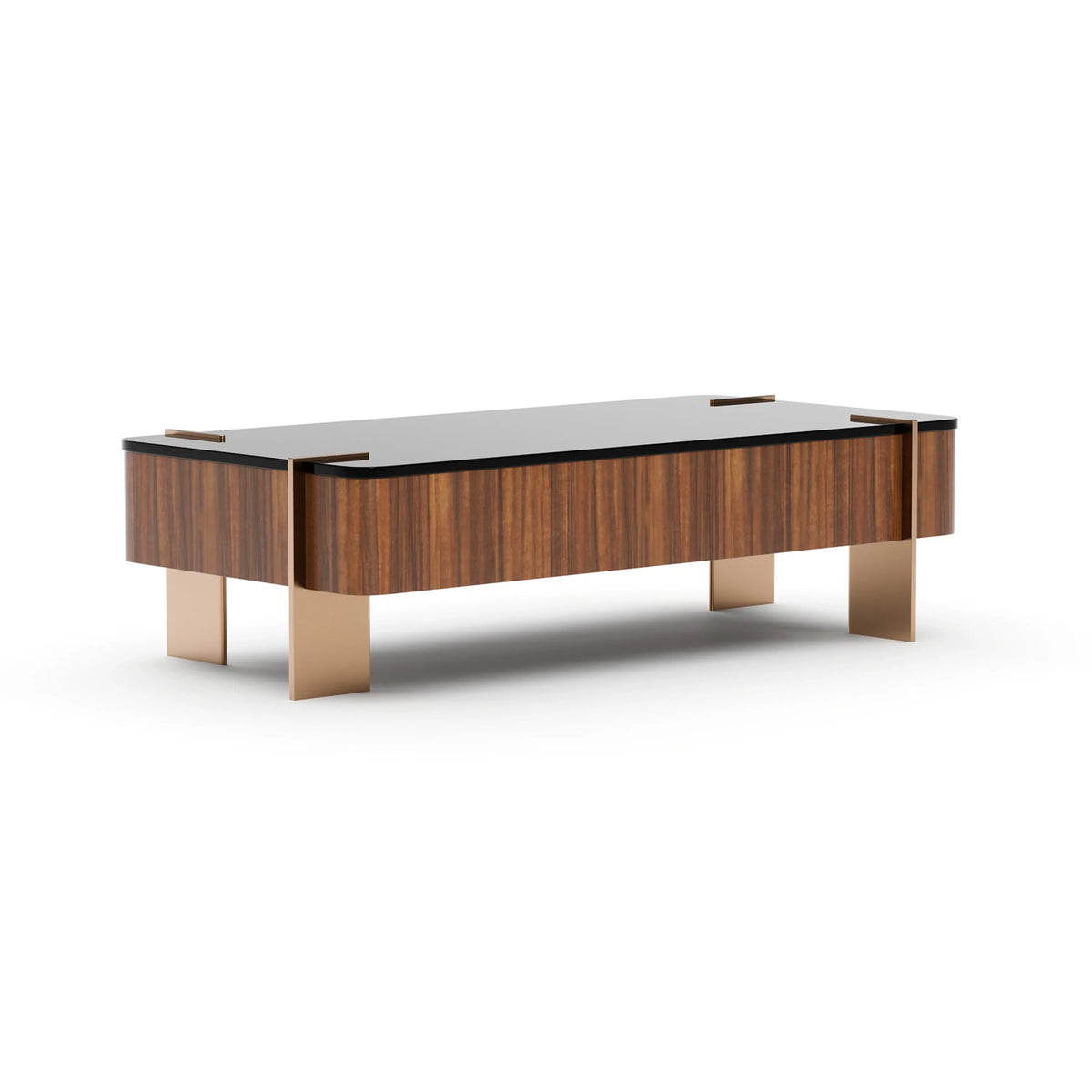 Caracole Altura Rectangle Cocktail Table – angle view – Lusso Furniture Miami
