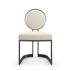 Caracole La Lune Chair – front view – Lusso Furniture Miami