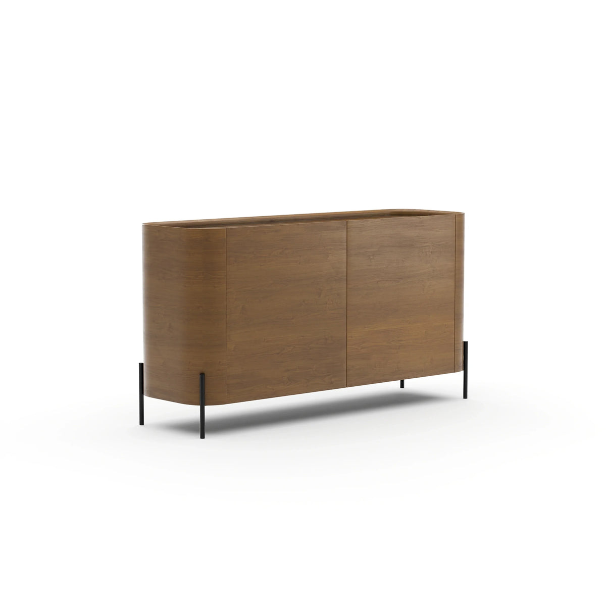 Caracole Atom Sideboard – angle view – Lusso Furniture Miami