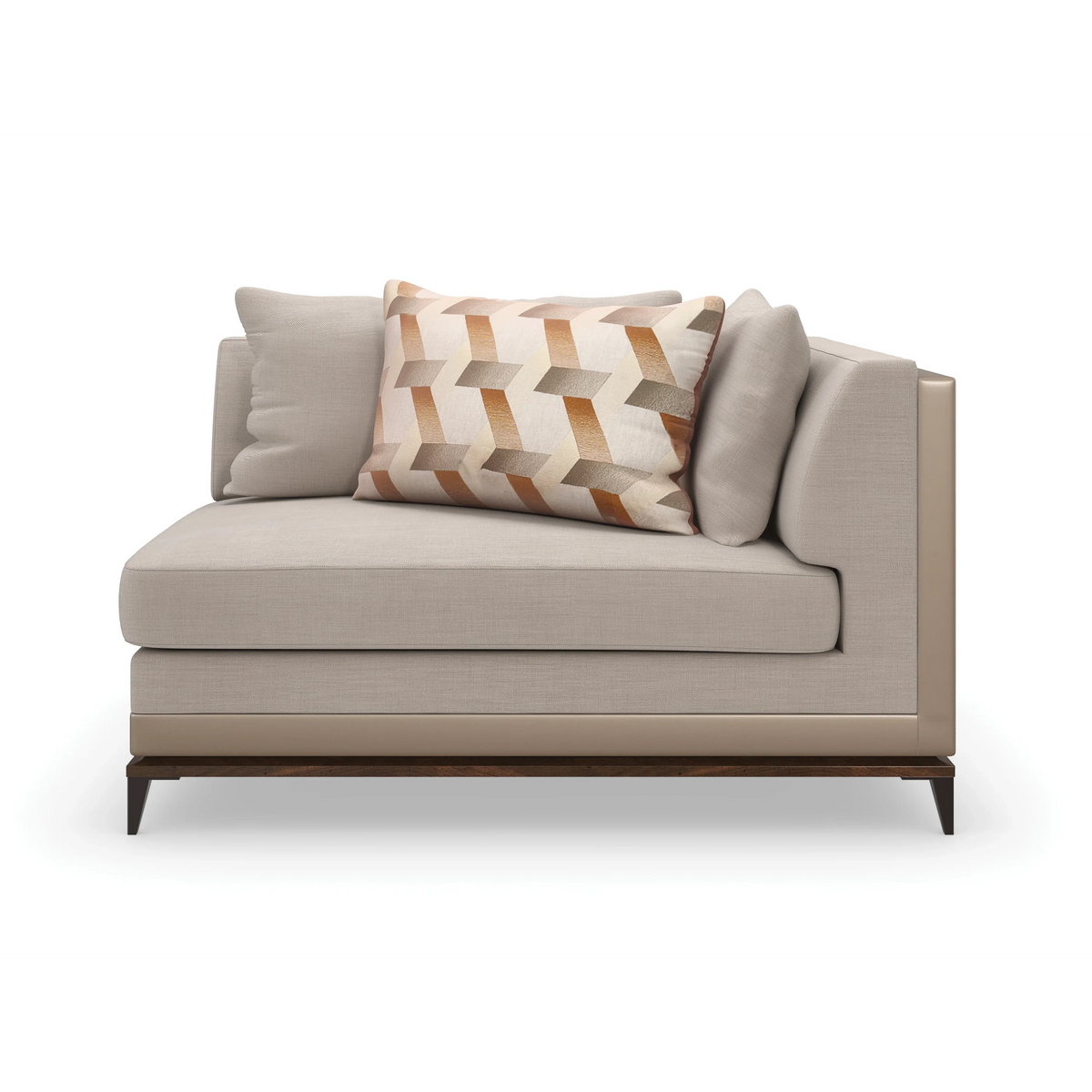 Caracole Archipelago Loveseat – front view – Lusso Furniture Miami