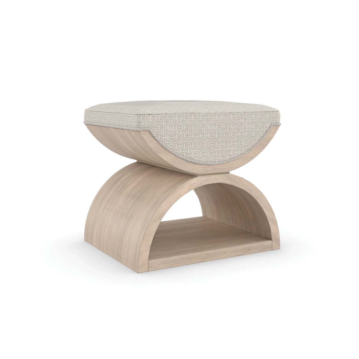 Caracole Open Enrollment Ottoman – detail – Lusso Furniture Miami