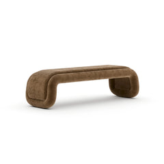 Caracole Bold Bench – angle view – Lusso Furniture Miami