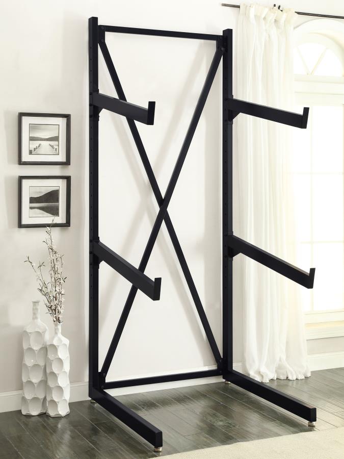Duarto 3-tier Sofa Display Rack Black-zoom-2