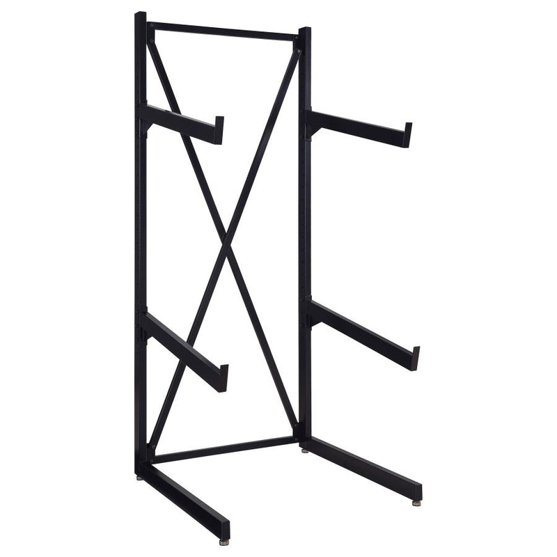 Duarto 3-tier Sofa Display Rack Black-zoom-