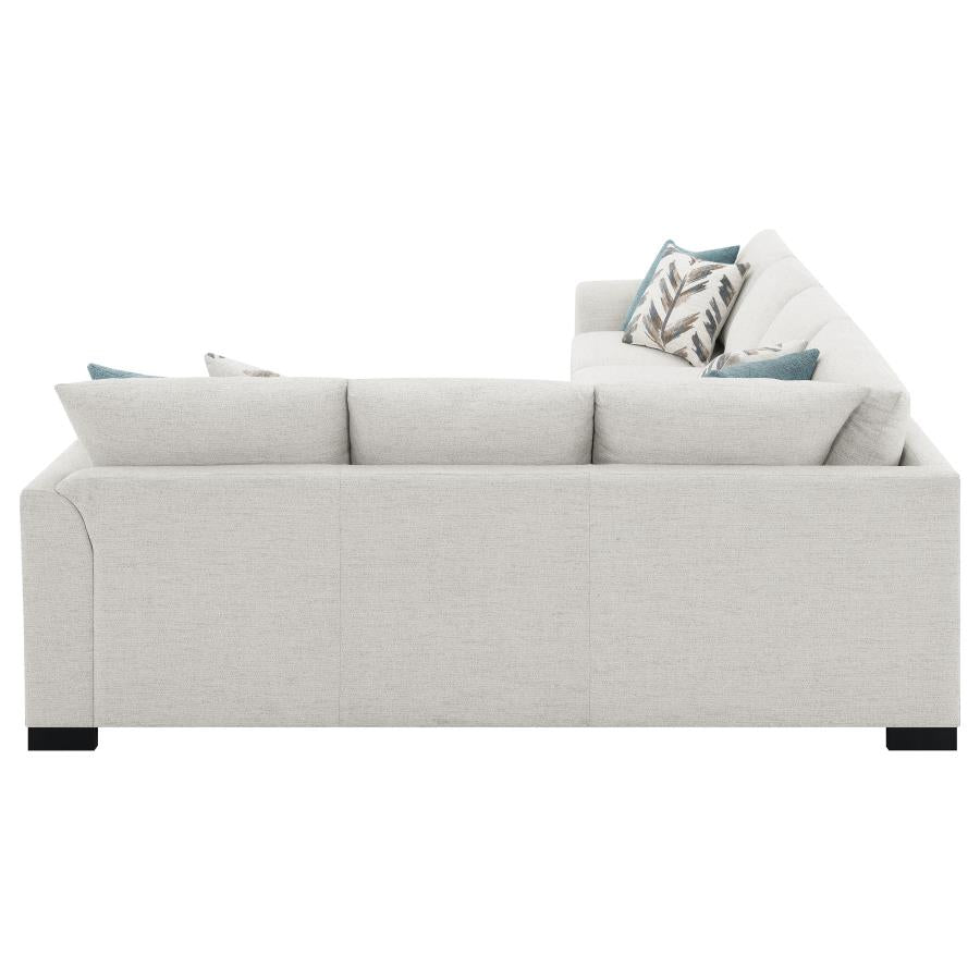 Ashford Chenille Upholstered Sleeper Sectional Sofa Greige-zoom-9