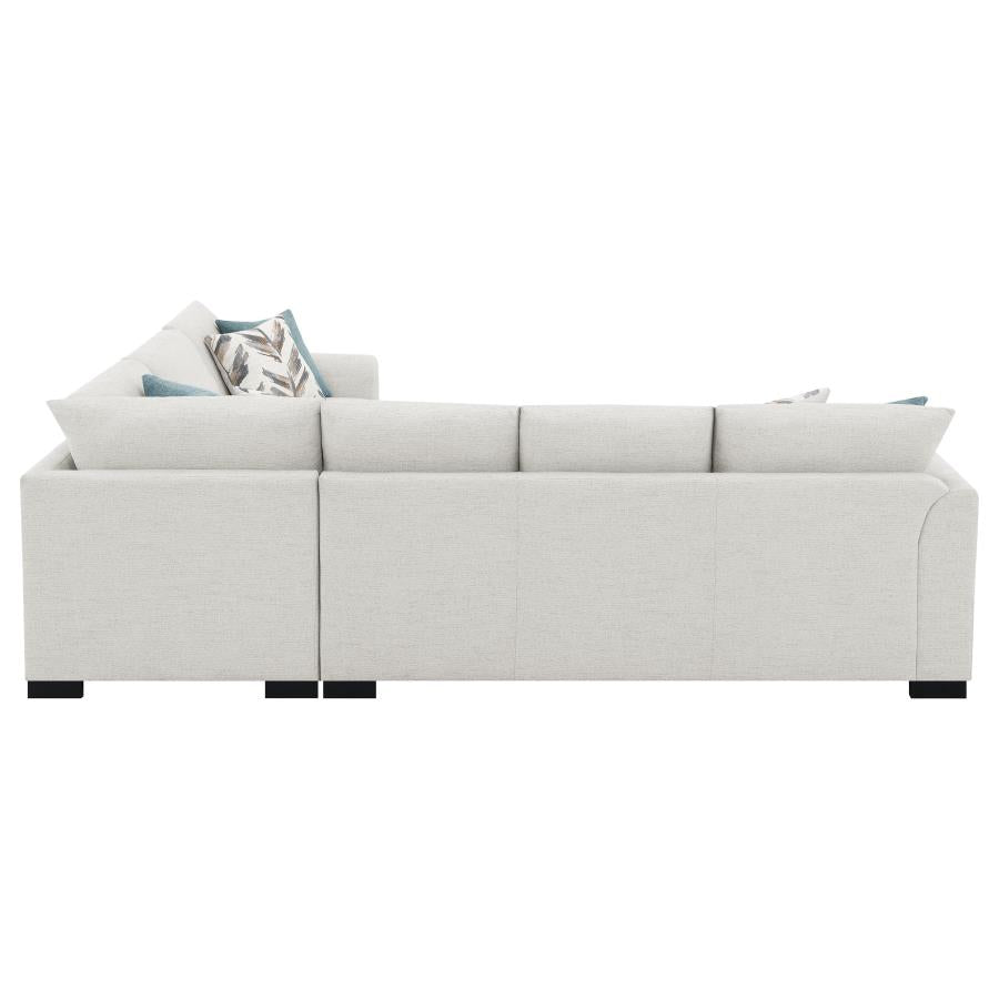 Ashford Chenille Upholstered Sleeper Sectional Sofa Greige-zoom-11