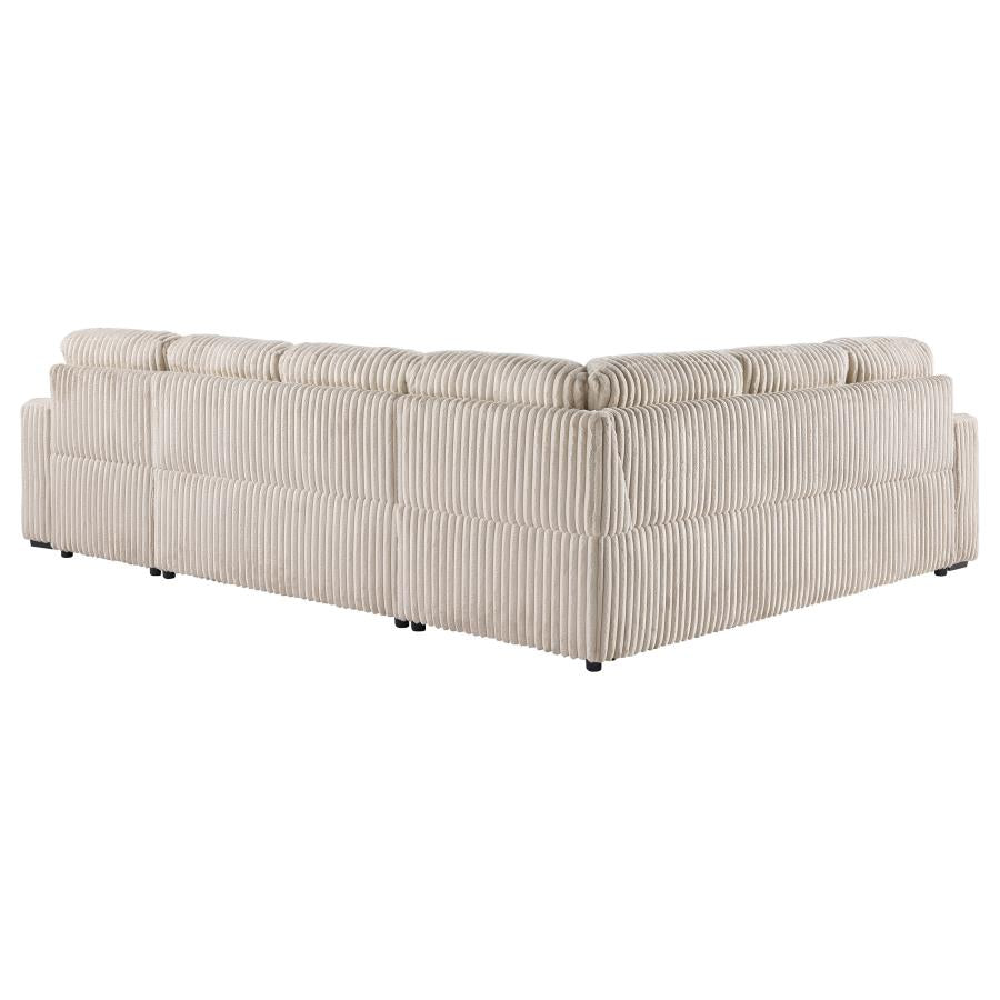 Devonshire Sleeper Sectional Sofa Storage Chaise Camel-zoom-15