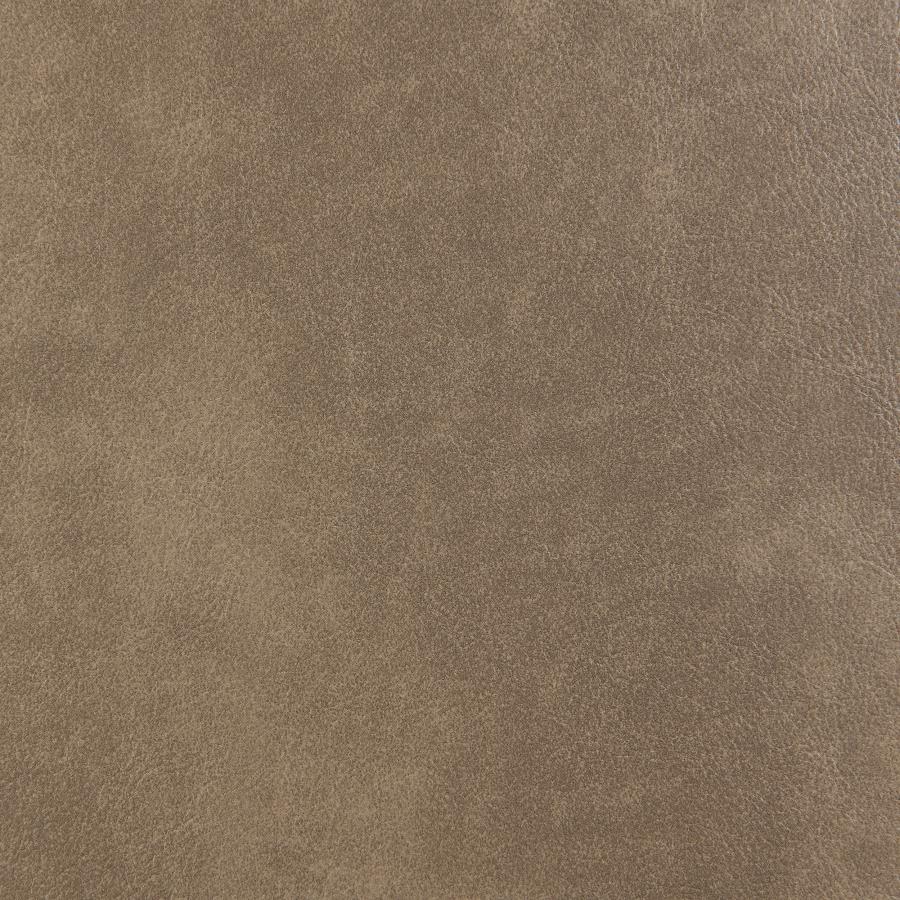 Scotland 3-piece Faux Leather Upholstered Sofa Set Brown-zoom-15