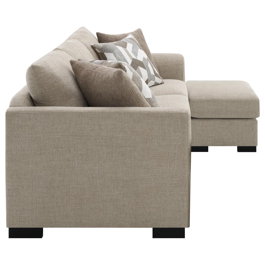 Storey Upholstered Sleeper Sectional Chaise Sofa Camel-zoom-15